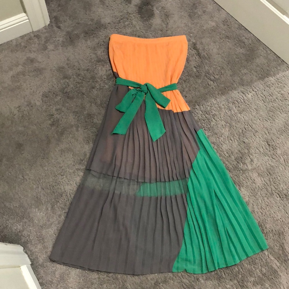 Strapless Midi Dress